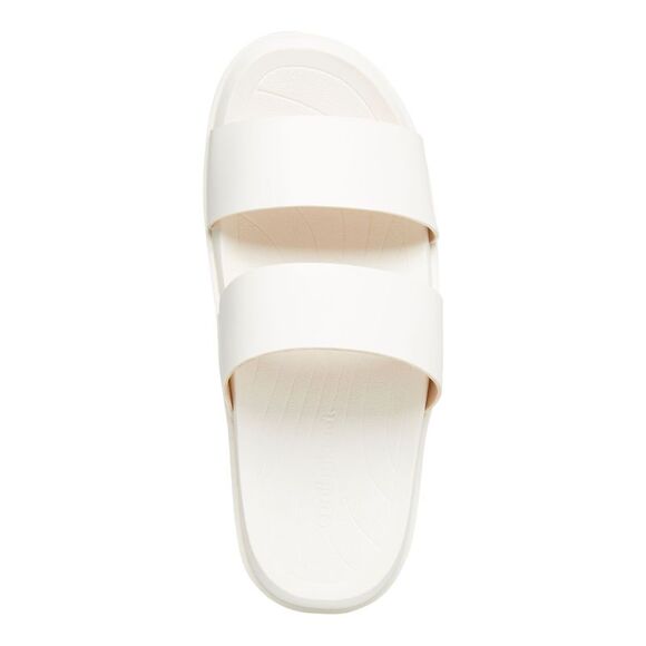 COOL PLANET BY STEVE MADDEN Womens White Libraa Slip On Slide Sandals 6.5 M - Picture 2 of 3